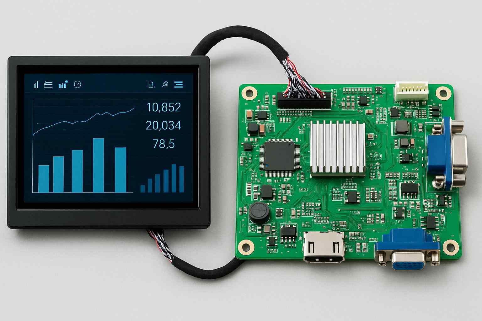 液晶屏驅(qū)動板